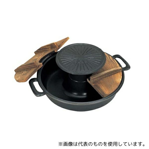 東伸販売 6751600 五進 アルミ(フッ素加工)焼きしゃぶ鍋 30cm(J-53)