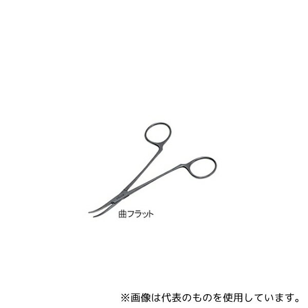 日本フリッツメディコ F052-0787F 毛抜き鉗子 14cm 曲フラット