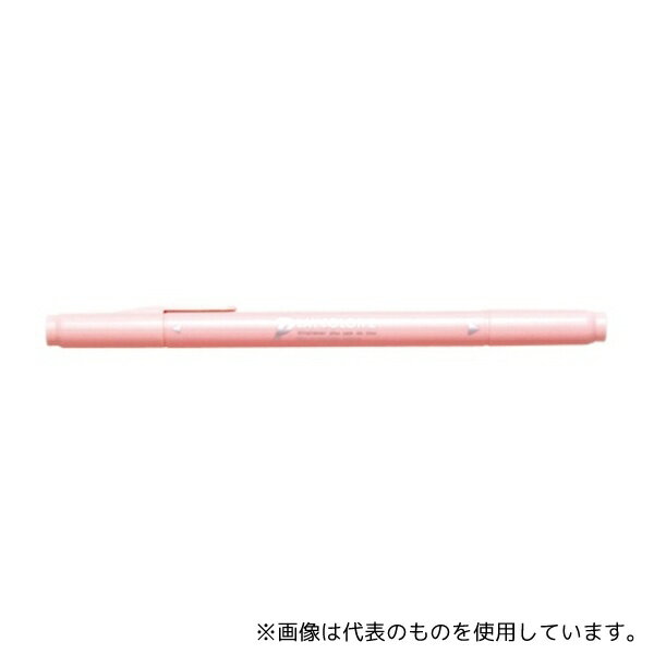 トンボ鉛筆 WS-TP58 プレイカラー2 水性 細字・太字 桜色
