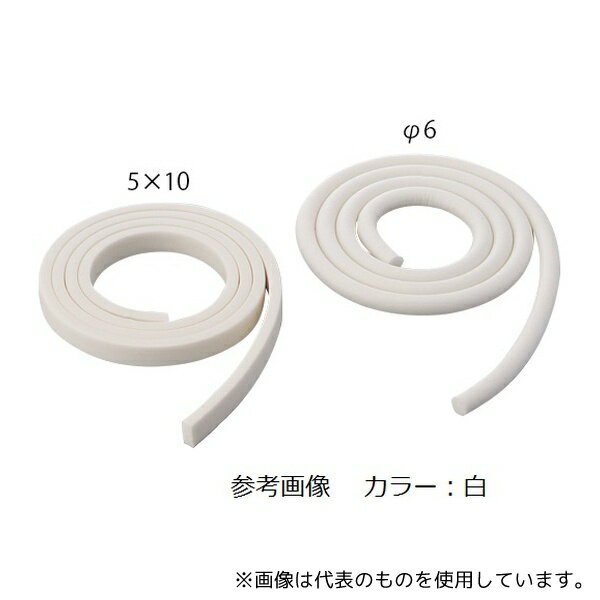 アズワン 5x30 シリコンスポンジ レンガ色 角型 5×30mm×1m