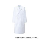 KAZEN 115-20 LL メンズ診察衣W型長袖 白 LL