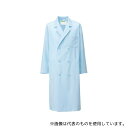 KAZEN 255-91 LL メンズ診察衣W型長袖 サックス LL
