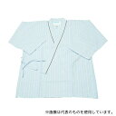 サンアロー 285-98 L 患者衣(上衣・男女兼用) ブルー×ブラウン L(4)