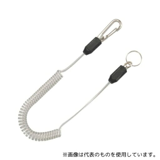 トップ工業 SFC-212SCL スリム四角コイルセーフティコードHisqare クリアー 最大長さ1250/自然長330mm トップ工業 SFC-212SCL スリム四角コイルセーフティコードHisqare クリアー 最大長さ1250/自然長330mm