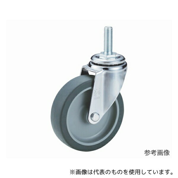 ユーエイ ET-75EL、M12×35 ET型キャスター 自在車ねじ込み式
