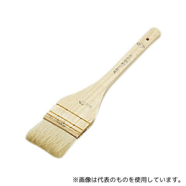 エムテートリマツ 木柄 本職料理刷毛(白毛) 3段締め 45mm