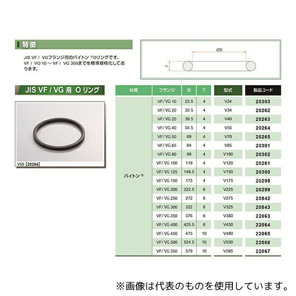 コスモ・テック(真空) V150 Oリング Viton VF/VG125用