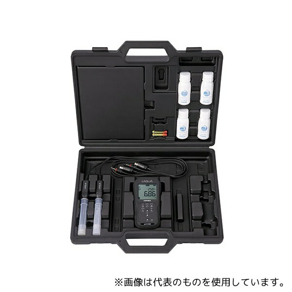 HORIBA 【ポータブル/ハンディpH・電気伝導率セット】フィールド型ポータブル水質計LAQUA D-220PC-S 1セット