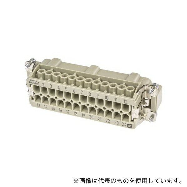 Harting 9330242601 オスインサート Han E シリーズ オス 24極 16A 500 V 24 B