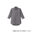 FACE FB5048M-16 5L メンズセミワイドカラー七分袖シャツ ブラック 5L