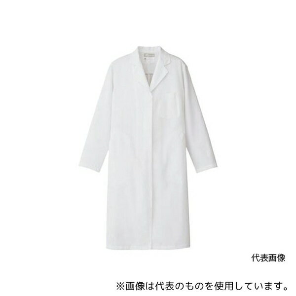 アイトス 861314-001-L レディース白衣コート ホワイト L