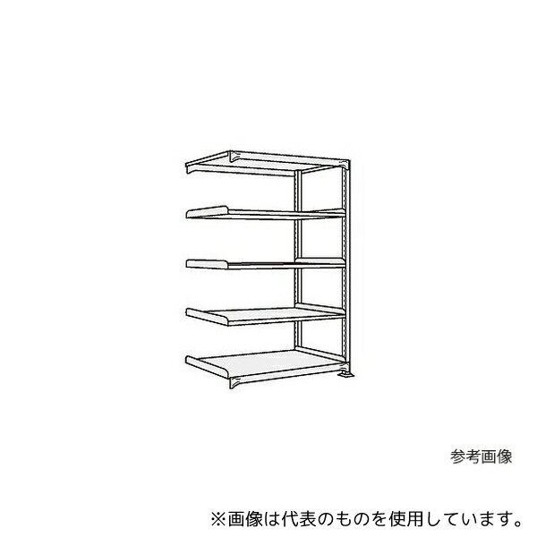 サカエ NEW-2745R 中軽量棚NEW型 200kg/段 連結 高さ2100mm 5段タイプ W1800×D600×H2100mm(4)