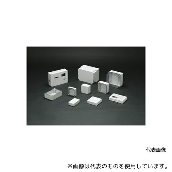 タカチ電機工業 SPCP131815T 防水・防塵ポリカボックス 透明/ホワイトグレー 125×175×150(4)