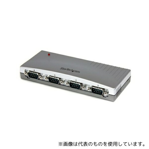 StarTech.com ICUSB2324 4ポート USB-RS232C変換ハブ USB-シリアル D-Sub 9ピン(x 4)コンバータ/ 変換アダプタ