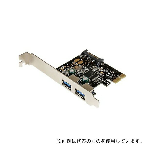 StarTech.com PEXUSB3S23 USB 3.0 2ポート増設PCI Expressインターフェースカード 2x USB 3.0 5Gbps 拡張用PCIe接続ボード SATA電源端子付き