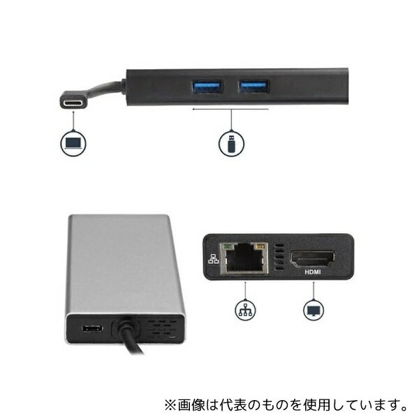 StarTech.com DKT30CHPD USB Type-C マルチポートアダプター - 4K シングルモニタ対応(HDMI)/60W USB P..