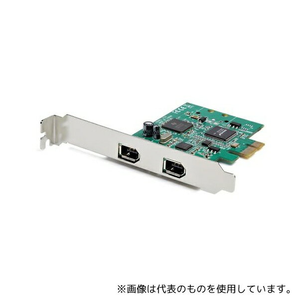 StarTech.com PEX1394A2V2 2ポート FireWire 400増設PCI Expressカード PCIe接続IEEE1394a互換アダプタ