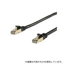 StarTech.com 6ASPAT7MBK カテゴリー6A LANケーブル 7m ブラック ツメ折れ防止RJ45コネクタ 100W PoE STP 10GbE対応Cat6aランケーブル フルークネットワークス社製品で検査済み UL&TIA規格認定品