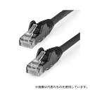 StarTech.com N6LPATCH3MBK カテゴリー6 LANケーブル - 3m/ブラック/LSZH(低煙ゼロハロゲン)対応/650MHz 10GbE/100W PoE/UTP/ツメ折れ防止RJ45コネクタ/ETL規格認定品/24AWG/Cat6 LANケーブル