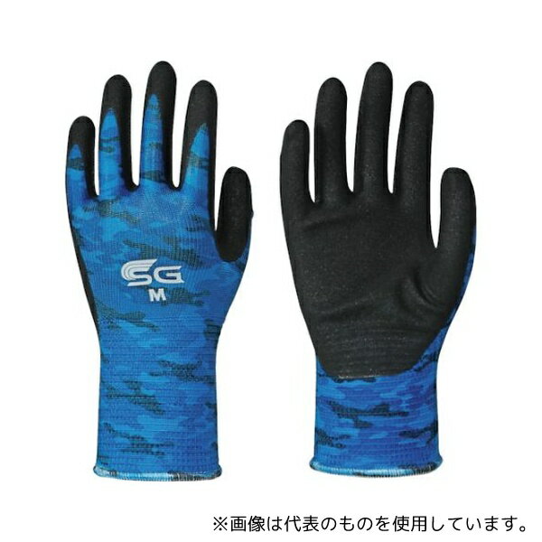 東和コーポレーション SG-A002-3P-M まとめ買い ニトリル背抜き手袋 SG-A002 ミリタリーブルー M (3双入)