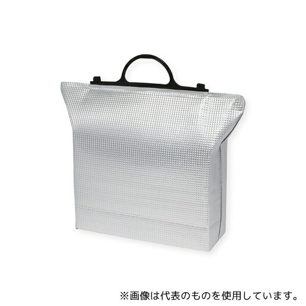 モロフジ 4712142 手提げ保冷角底袋 マチ特大 黒取手 10枚入