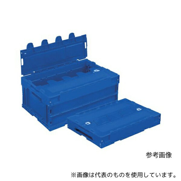 トラスコ中山 TR-SC30TM α折りたたみコンテナ オリコン 30L スライドロックフタ付 透明 透明