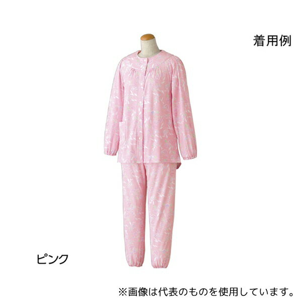 ケアファッション 800171 婦人ホックパジャマ ピンク 4L
