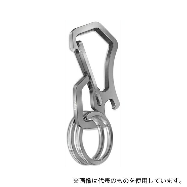 トライメイト TR-KKT002-SV カラビナ ステンレスキーホルダー 栓抜き付き シルバー