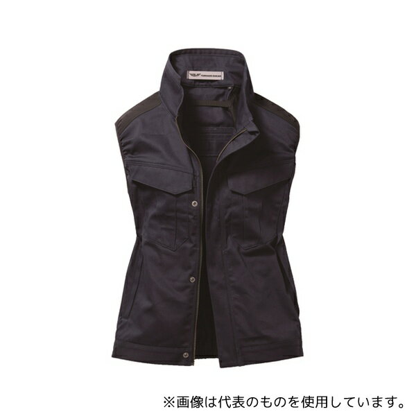 ●日新被服 YZ5391-02-3L ネイヒ゛ー 防炎ベスト ネイビー サイズ:3L