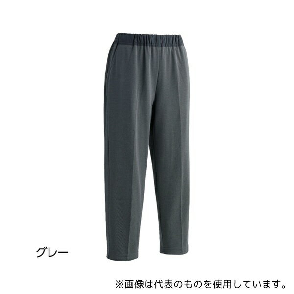 ケアファッション 89880 おしりスルッとカチオンライトパンツ グレー L(股下60cm)
