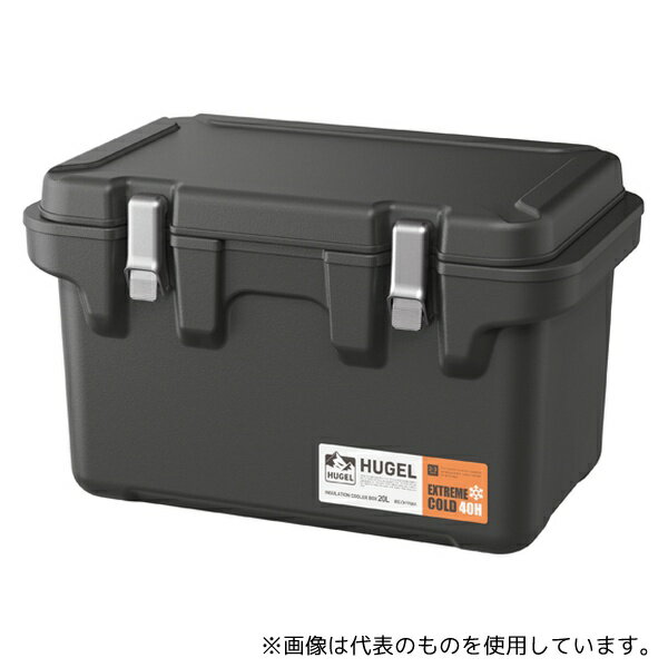 アイリスオーヤマ VITC-20 HUGEL 真空断熱クーラーボックス 20L チャコールグレー