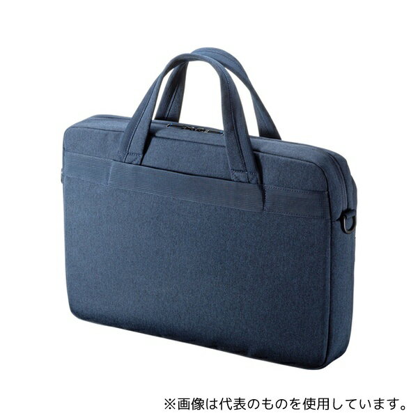 サンワサプライ BAG-CA10NV カジュアルPCバッグ ネイビー W420×D80×H300mm
