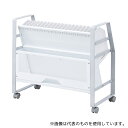 サンワサプライ RAC-TABWG1N タブレットワゴン(1段)(3)