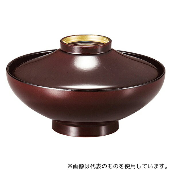 福井クラフト 37002130 平富士煮物椀 溜高台内金