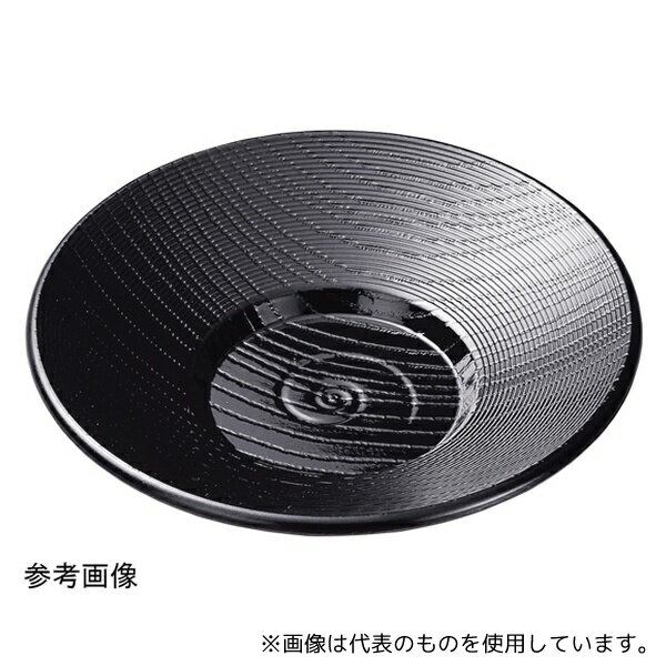 福井クラフト 81015300 3.8寸 千筋木目渦茶托 黒
