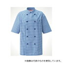 KAZEN 639-21 コックシャツ ブルー 3L