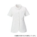 KAZEN YW22-1 レディスジャケット半袖 ホワイト 11号