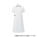 KAZEN 990-15 ワンピース半袖 ホワイト×プラム L