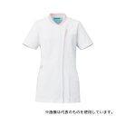 KAZEN 778-23 レディスジャケット半袖 ホワイト×ピンク M