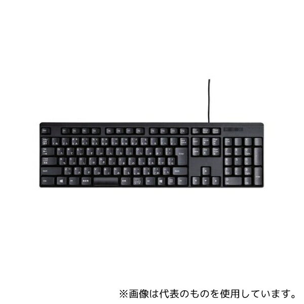 エレコム TK-FFCM01BK 有線キーボード/メンブレン式/フルサイズ/ブラック