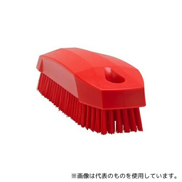 Vikan 6440 ネイルブラシ 赤