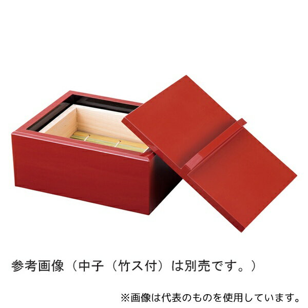 ヤマコー 20191 朱塗・蒸しセイロ 身 蓋のみ(中子なし)