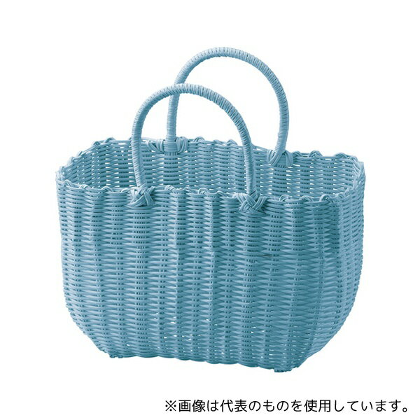 ちどり産業 91-10BL カラフル湯かご 抗菌カゴバッグ ブルー