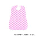 亀屋 100-22 防水食事用エプロン バイアスピンク