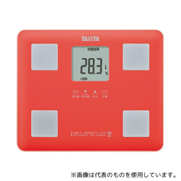タニタ BC-760-PK 体組成計 コーラルピンク