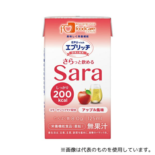 フードケア エプリッチドリンクSara アップル風味 1箱(24本入)