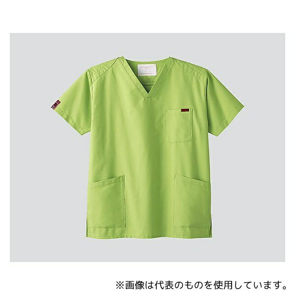 PANTONE(フォーク) 7000SC M スクラブ (男女兼用/右肩ホック式) ライム/M