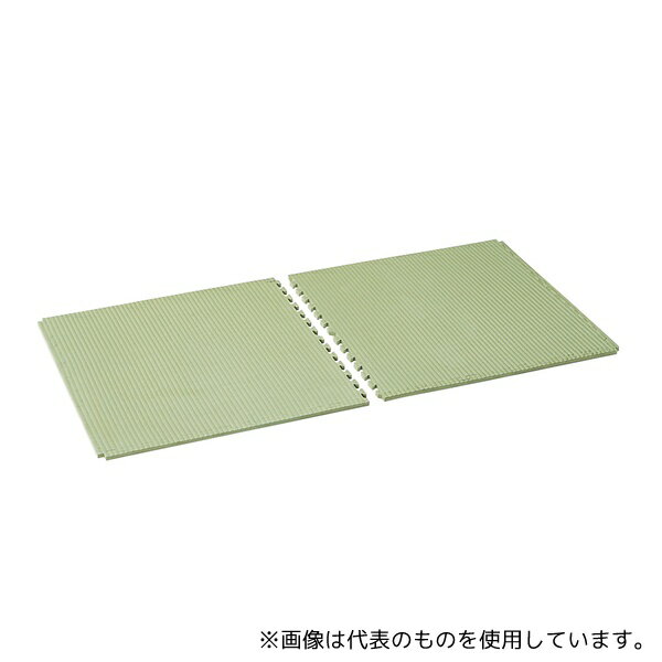 マスセット 58536 EVAたたみマット 半畳(2枚組) 940×940×15mm グリーン