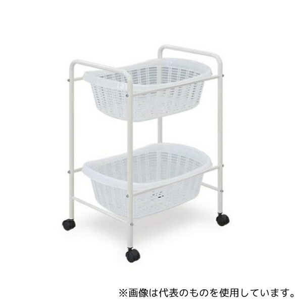 高田ベッド TB-73-06 脱衣カゴ 2段用 ホワイト