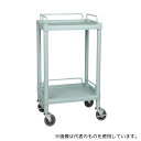 アズワン Y101E プラスチックワゴン2段 引出し無し 560×385×825mm